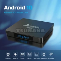 x96q pro smart tv box android 10 0 tv box allwinner h313 quad core 2g 16g rom 2 4g5g wifi 4k hd android tv set top box