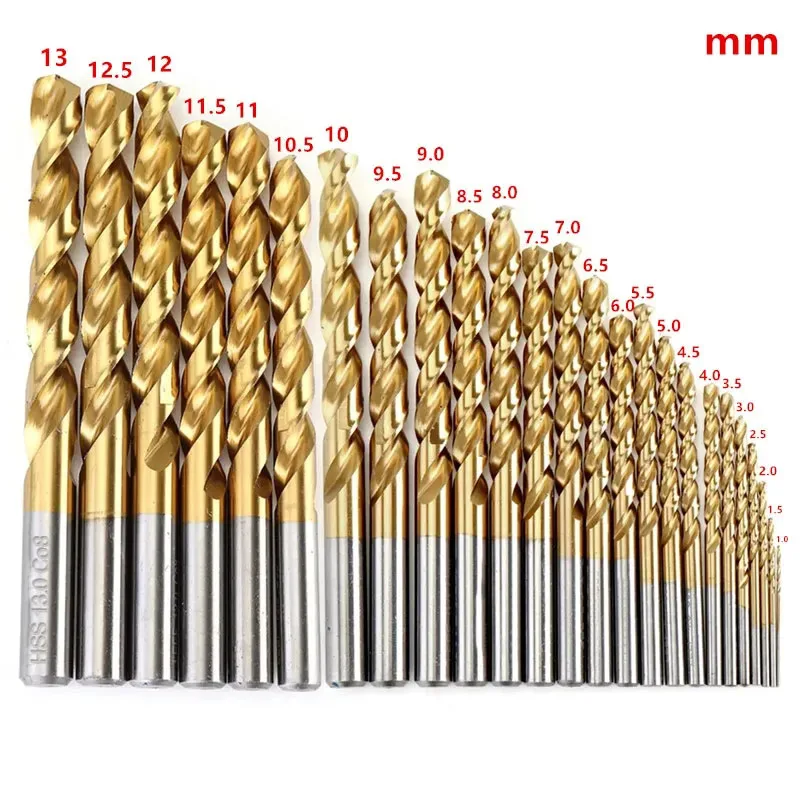 Набор спиральных сверл M42 8% из кобальта промышленного класса сверла