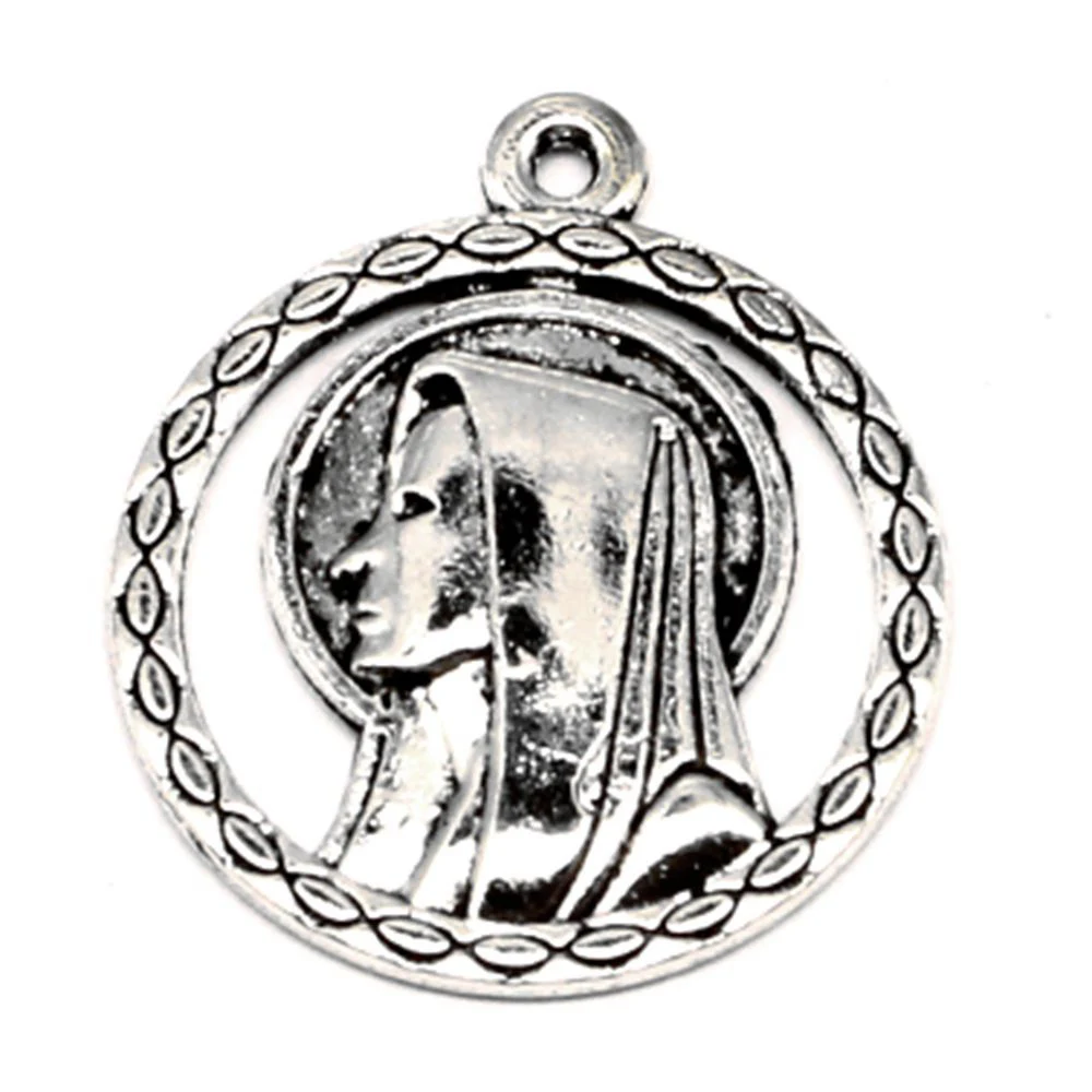 

Jesus Charm For Making Jewelry Diy Finding 40pcs 21x24mm