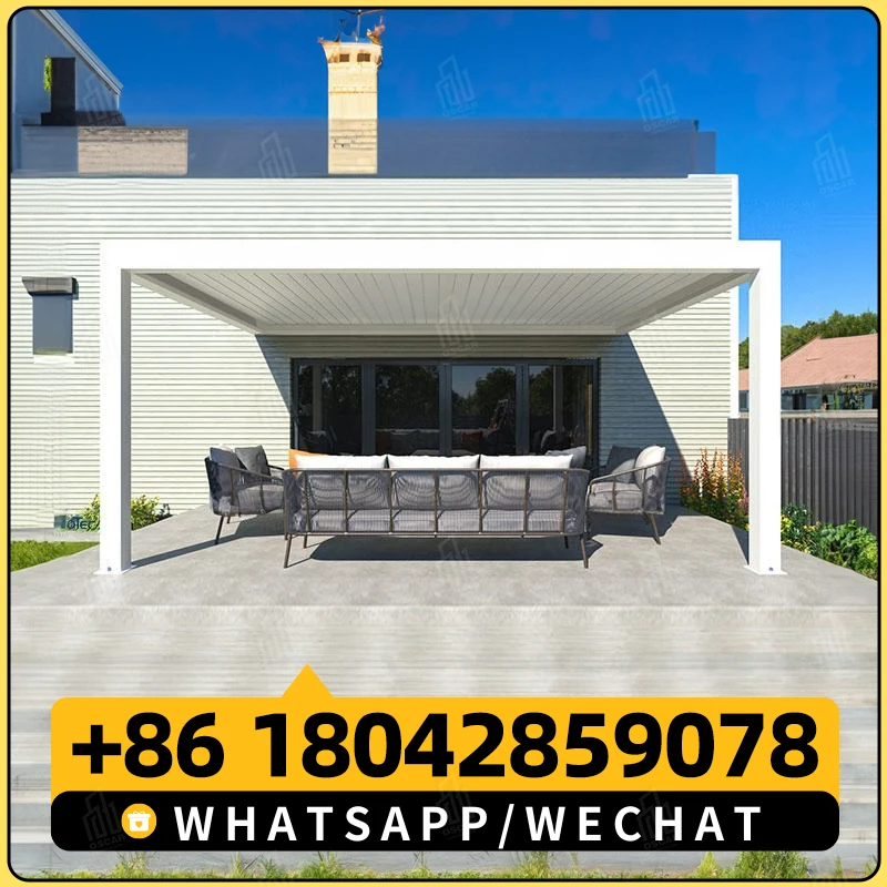 Уличная Роскошная беседка Youya с люверсами водонепроницаемая наружная для жалюзи