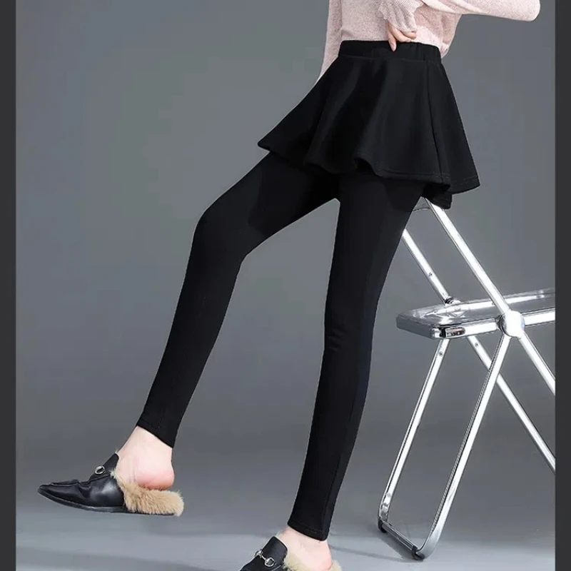 Однотонные брюки из двух предметов с эластичной резинкой на талии