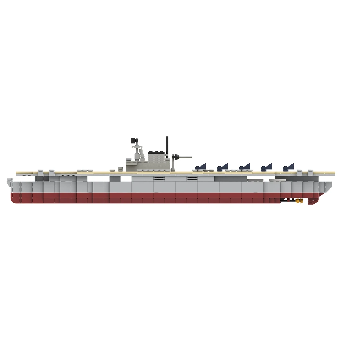 1062 шт./компл. USS Enterprise CV-6 II крупномасштабная модель авиаперевозчика разработанная