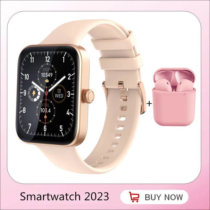 

Smartwatch Bluetooth Call 1.81inch IPS Full Touch Screen Heart Rate Montior Blood Pressure Female Physiological Reminder Watches