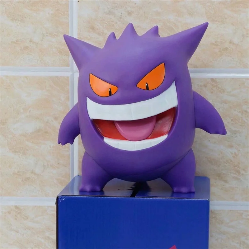 Фигурка героя аниме Покемон гэнгар кукла с улыбающимся лицом для косплея