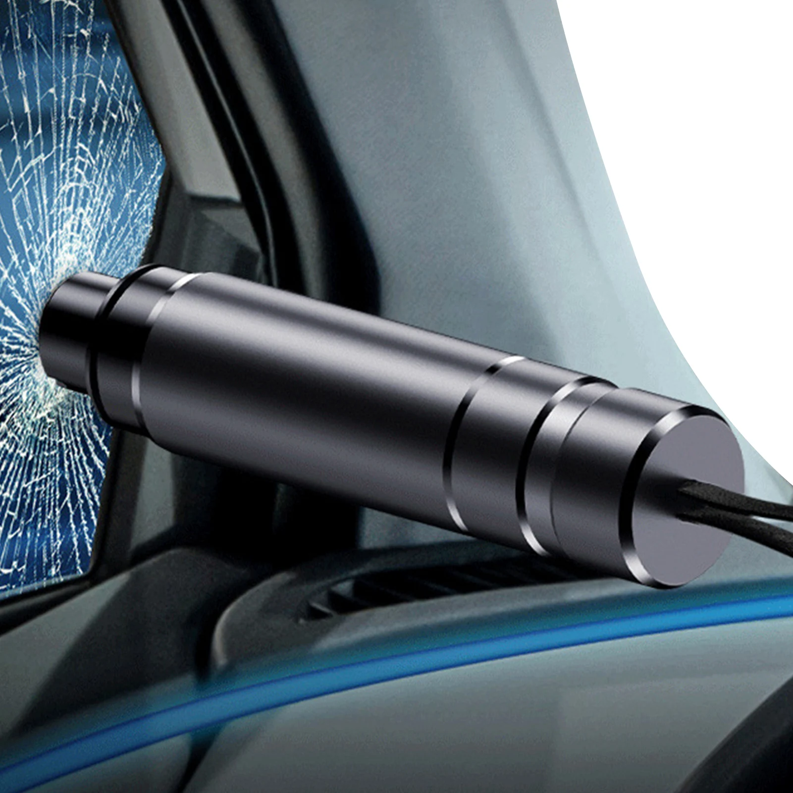 

2 In 1 Car Safety Hammer Car Window Glass Breaker Seat Belt Cutter Life-Saving Escape Hammer Window Breaker Car Emergency Tool
