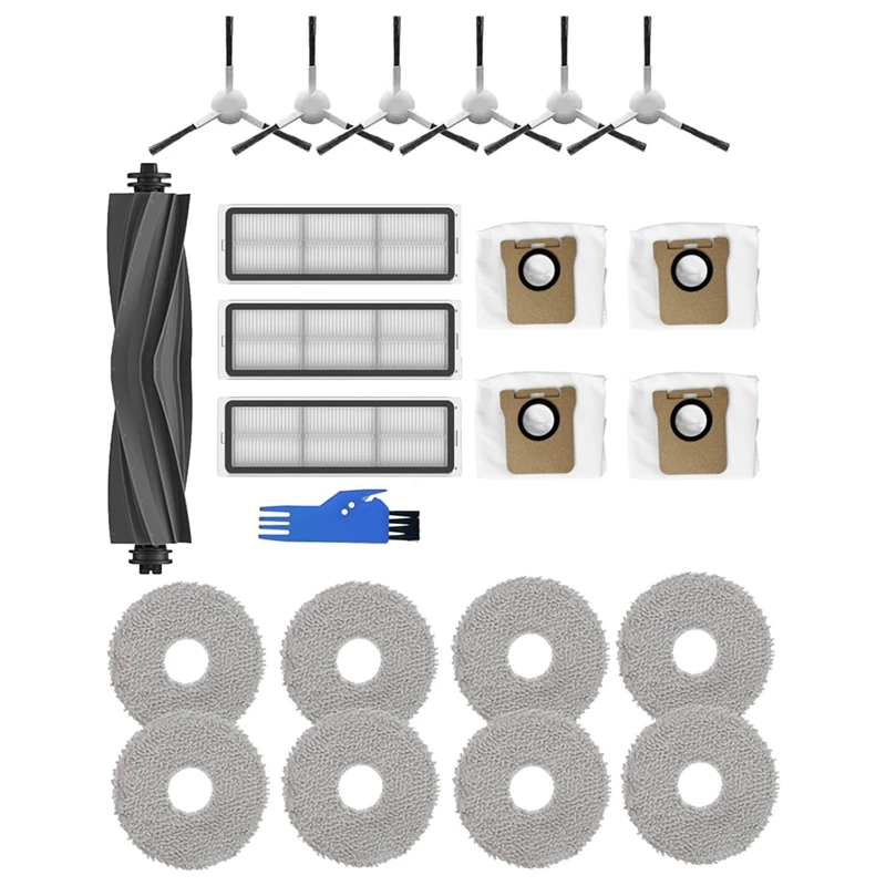 Для Dreame L10S Ultra L10 робот-пылесос Основная боковая щетка HEPA-фильтры Мешки для пыли