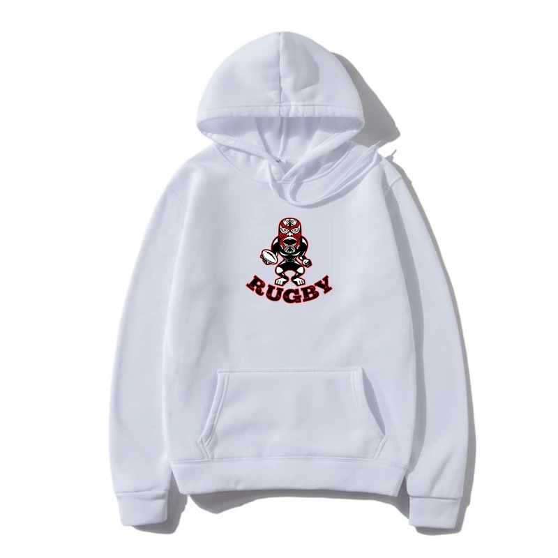 

Men SweatSweatshir Warm MAORI MASK RUGBY PLAYER cool Women Outerwear