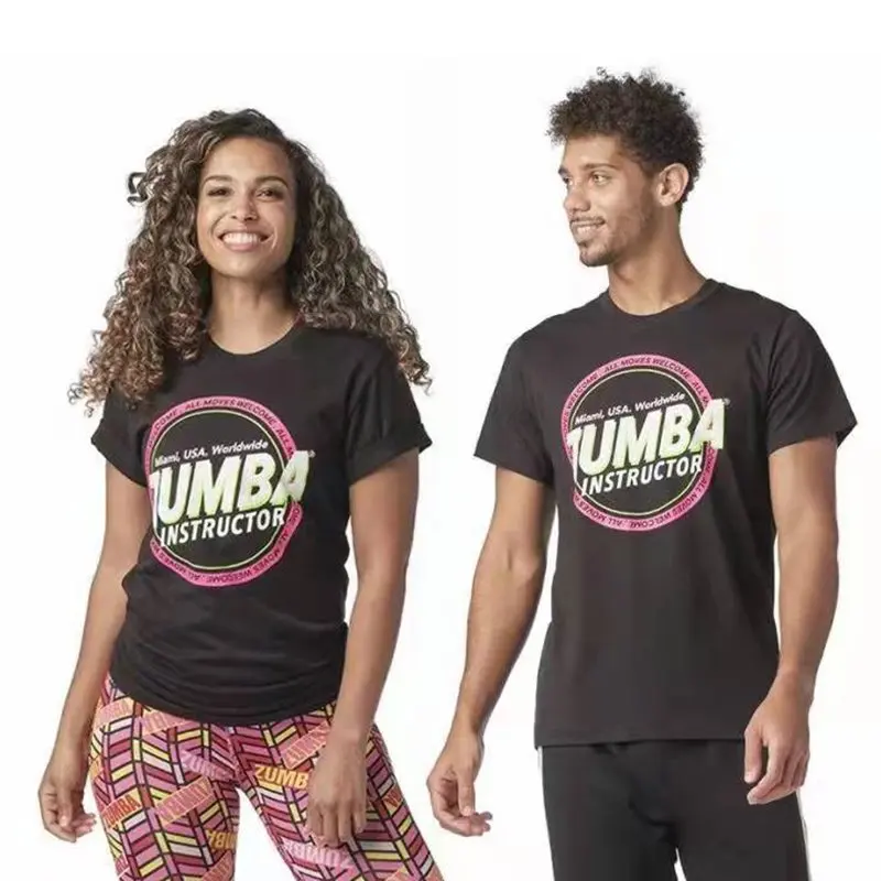 

Zumba Wear New Cheap Women's Yoga Wear Aerobics Running Wear Fitness Wear Short Sleeve zumba Wear T-shirt Men's Sports Tops