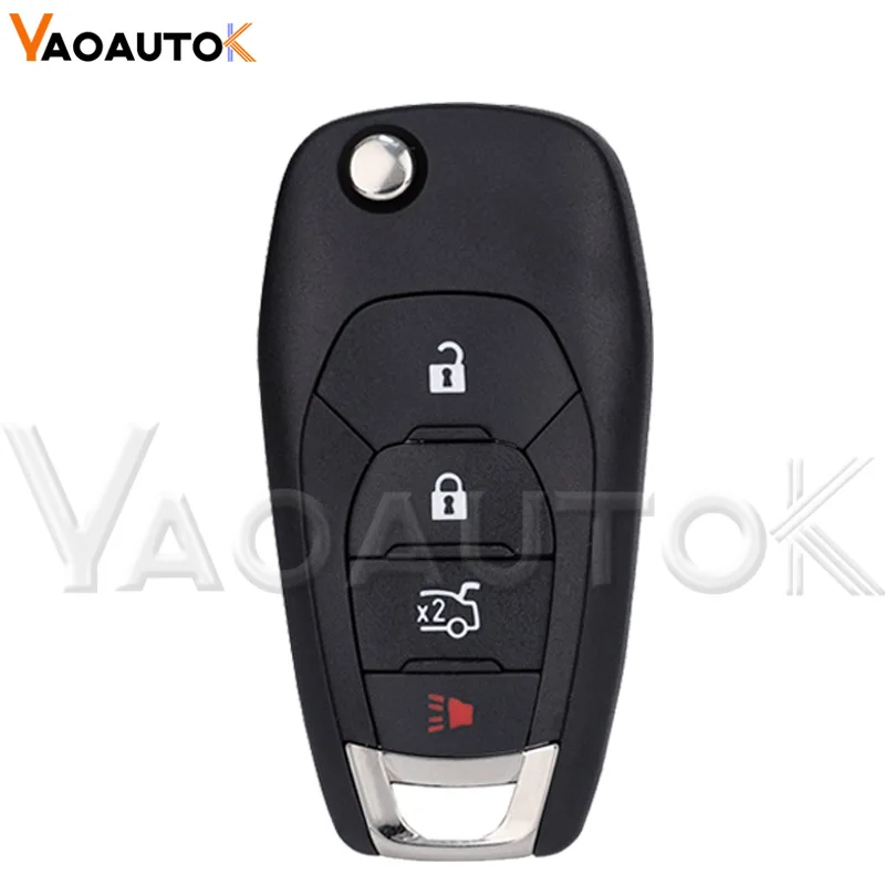 

Умный корпус автомобильного ключа для Chevrolet Cruze Aveo 2014-2018, сменная откидная крышка, модифицированный 2/3/4 кнопки, чехол с дистанционным откидным ключом
