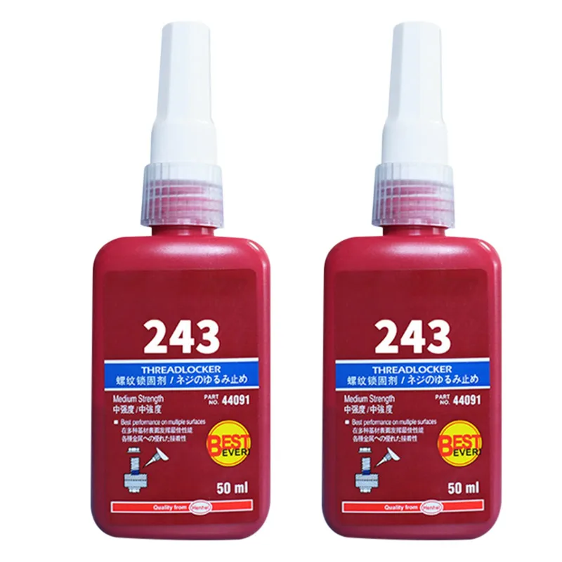 

243 Anaerobic Glue Medium Strength Anaerobic Adhesive Glue Screw Sealant In Stock