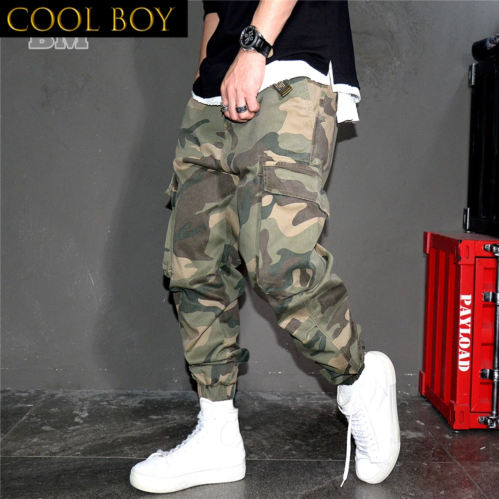 

J BOYS Boutique High Quality American Military Camouflage Tactical Cargo Pants Men Clothing Outdoor Streetwear Joggers Harajuku