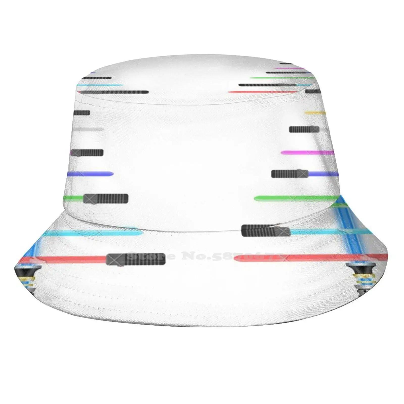 Световой меч Радужное дерево Дизайн Солнцезащитная шляпа Topi Рыбацкая кепка