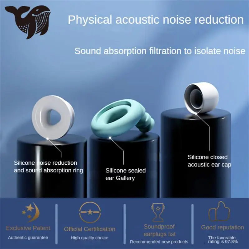 

Silicone Noise Reduction Special Silent Earplugs Sleep Noise Reduction Earplugs Sleeping Ear Plugs Sound Insulation Anti-noise