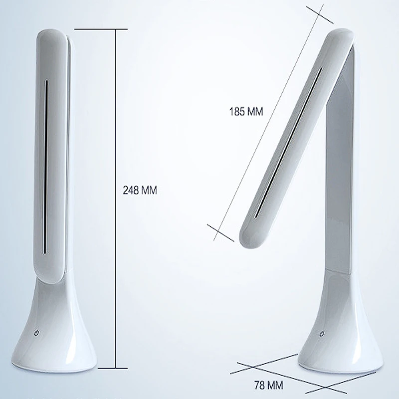 

ZK50 Rechargeable USB Desk Lamp Student Reading Eye Protection Lamp Adjustable Light Learning Folding Touch Led Desk Lamp