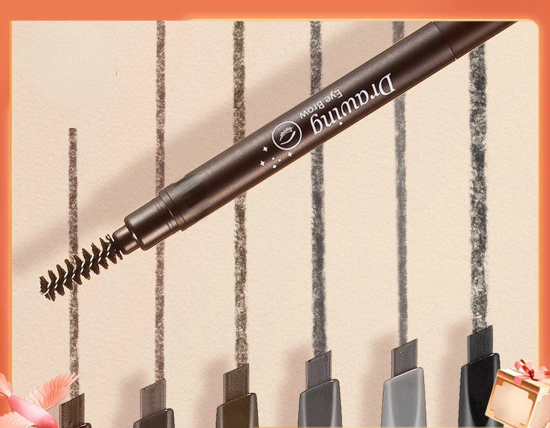

Triangle Eyebrow Pencil Easy to Color Natural Waterproof and Sweat-Proof