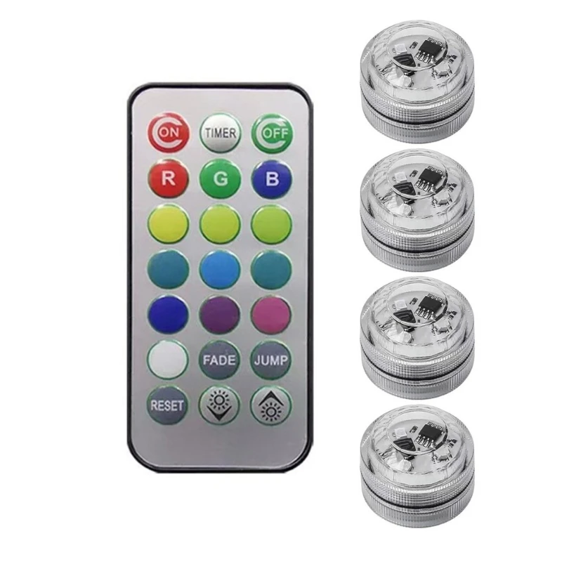 Светодиодные фонари для салона автомобиля окружающее освещение с дистанционным