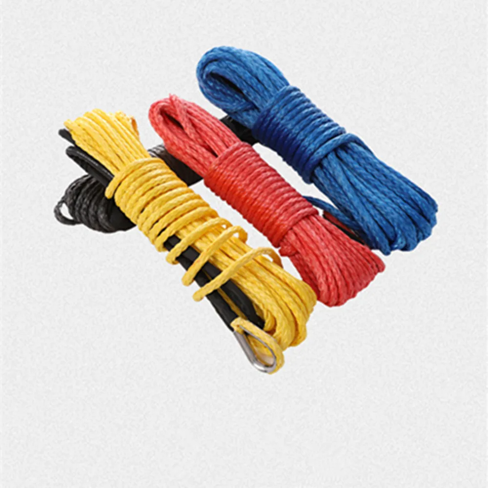 

UTV ATV Traction Rope Accessory Cable Line Polyethylene Synthetic Winch