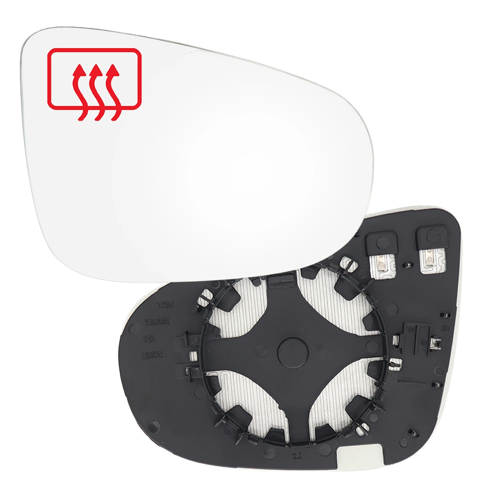 

Heated Side Rearview Car Mirror Side Wing Mirrors Glass Cover Mirror Housing Car Accessories Convex For VW Golf 6 MK6 2009-2012