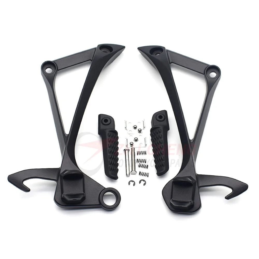 

Для Kawasaki Ninja ZX10R ZX-10R ZX 10R 2011 2012 2013 2014-2019 2020 2021, подножки для заднего пассажира мотоцикла, кронштейн для подножки