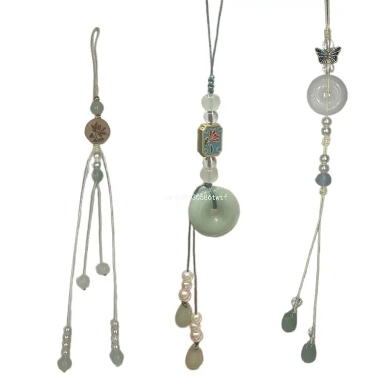 Стильные китайские смоляные пряжки Pingan подвески кошельки Hanfu кисточки для