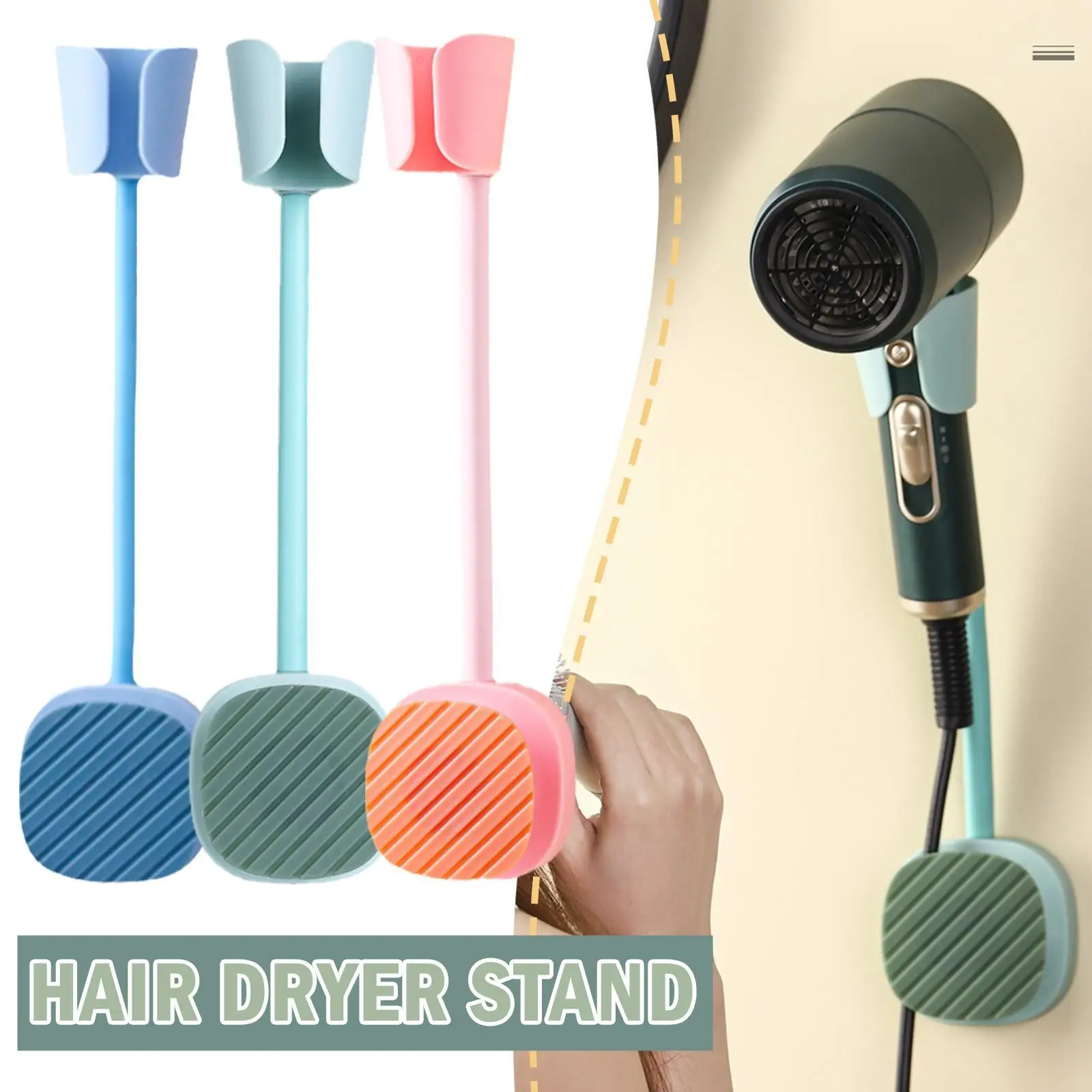 

Lazy Hair Dryer Bracket Home Hands-free Hair Dryer Wall Bracket Hair Dryer Holder Hair Dryer Free Shipping Dropshipping