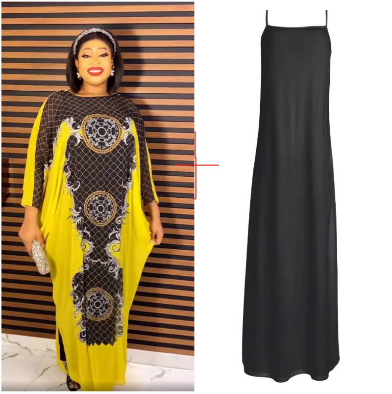 Kaftan Dubai Abaya Turkey Muslim Chiffon Maxi Dress Elegant African Dresses for Women Islam Clothing Boubou Robe Djellaba Femme