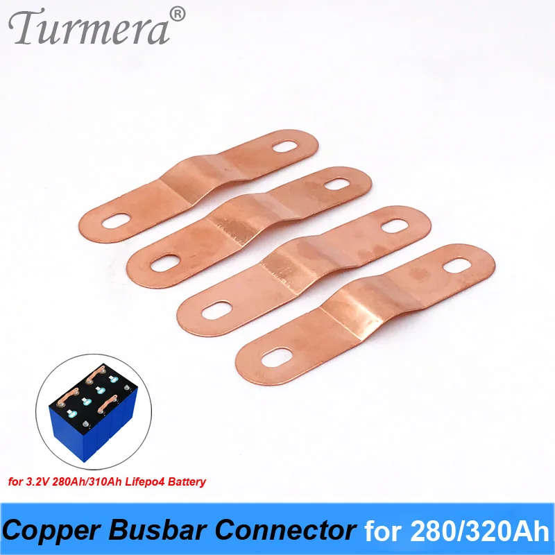 Медный шиномонтажный разъем Turmera для аккумулятора 3,2 В Lifepo4 280Ah 310Ah 320Ah используется в 12В 24В 36В 48В 60В беспрерывный источник питания Медный шиномонтажный разъем Turmera для аккумулятора 3,2 В Lifepo4 280Ah 310Ah 320Ah используется в 12В 24В 36В 48В 60В беспрерывный источник питания