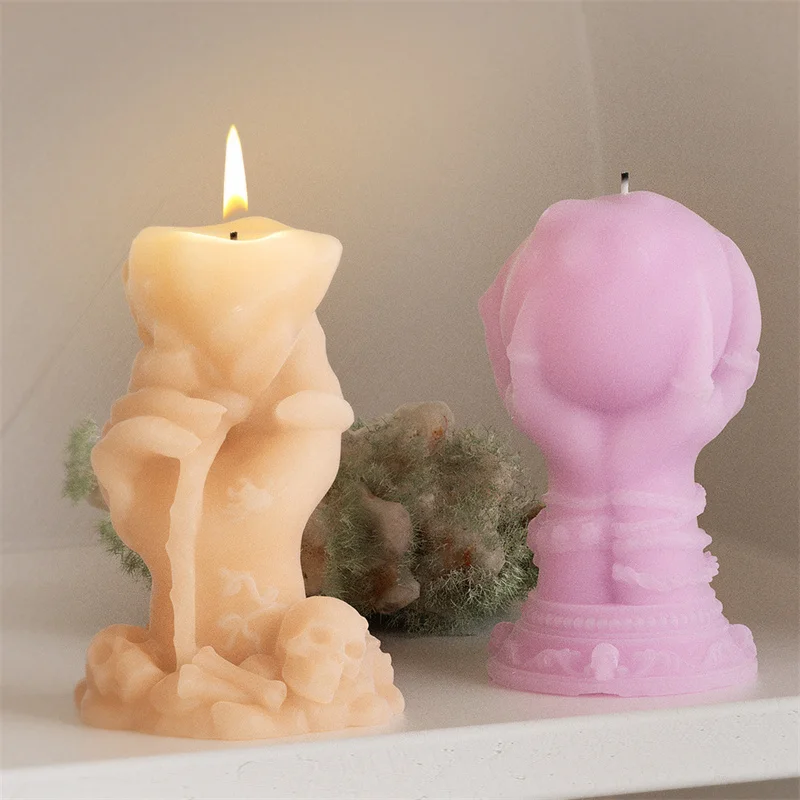 Силиконовая форма сделай сам для свечей из серии Хэллоуин 3D коготь демона ведьма