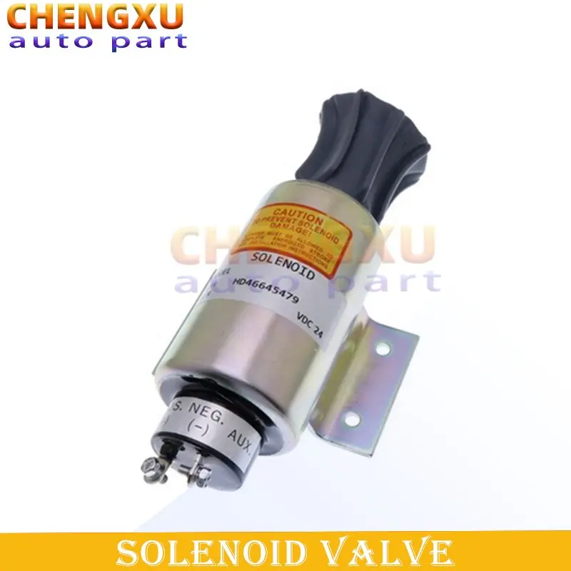 

2370-24ESU1B5S 04400-08800 24V Shut Off Solenoid For Mitsubishi S6R PTA S12R S16R SR Series Engine
