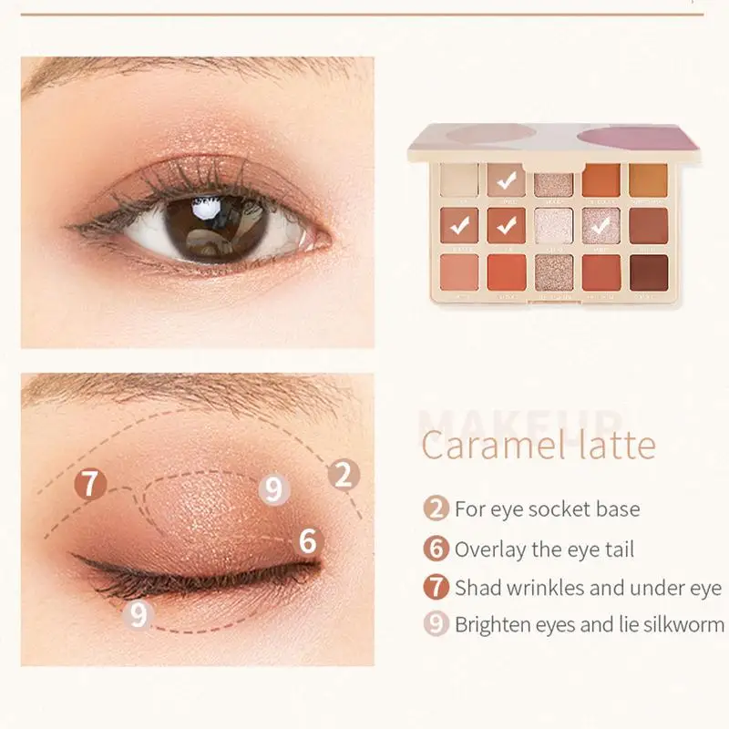 

Набор профессиональных теней для век, 15 цветов