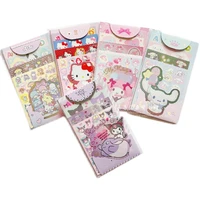 sanrio hello kitty melody kuromi yugui dog limited sticker set anime sticker notebook pull box cartoon sticker