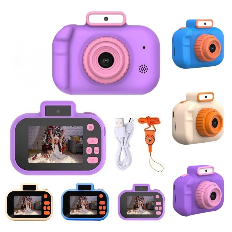 

Children's Digital Camera Hd Dual Camera H7 Slr Camera Otg Tf Transmission Smart Filter International Language Timed Shooting