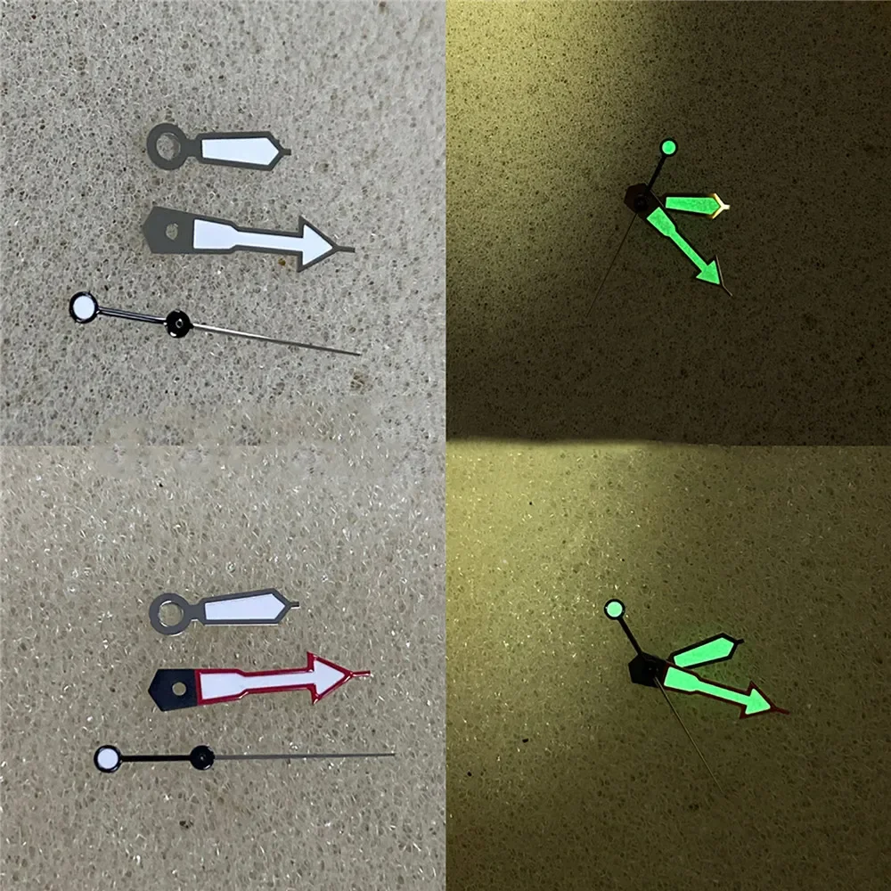 

for NH35 NH36 Movements Green Luminous Watch Hands Pointer Needle Kit DIY Repair Part