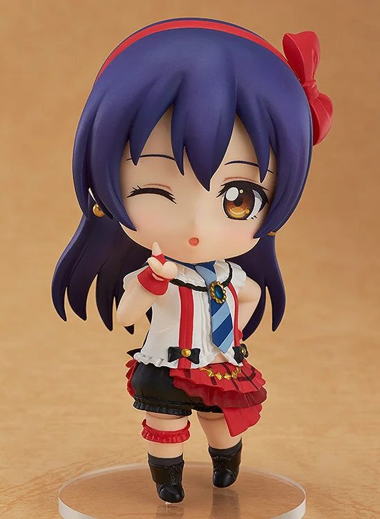 

100% Оригинальный оригинальный Love Live! Солнечный свет! Umi Sonoda Q version figma фигура из ПВХ аниме модель игрушечная фигура Doll Gift