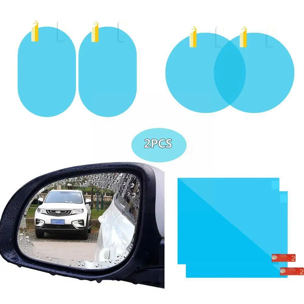 

Автомобильное боковое зеркало заднего вида Водонепроницаемая противотуманная пленка боковые времена ваше стекло может защитить окно видения дождливая 2 шт. пленка для вождения X1D3