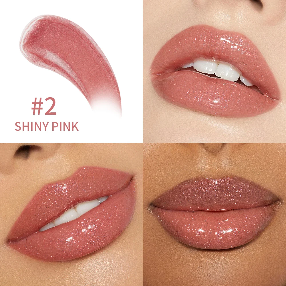 8-цветный блеск универсальный для губ увлажняющий легкий мерцающий стойкая