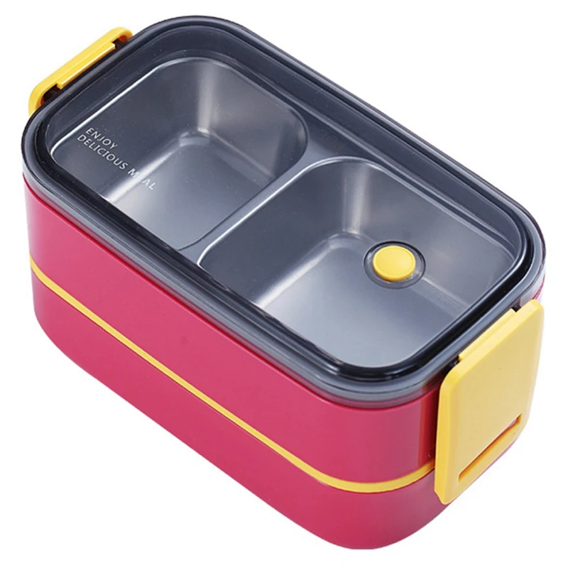 

Cute Lunch Box For Kids Food Container Storage Boxs Stainless Steel Leak-Proof Japanese Style Bento Box