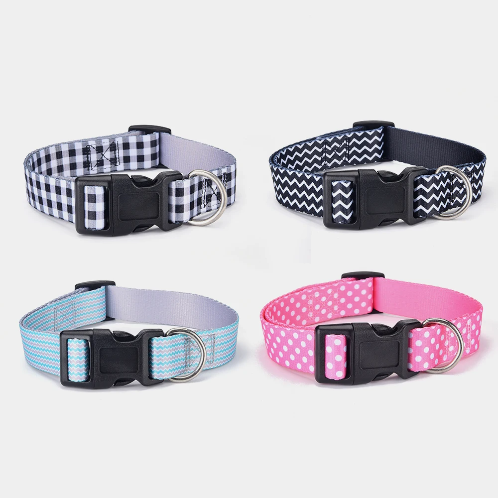 

COZY JOY Dog Collar Nylon Webbing Heavy Duty Clip Buckle Pet Collar S M L