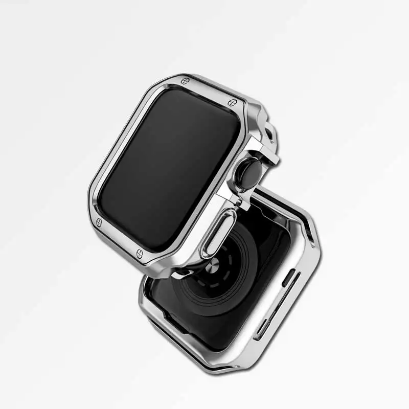 

Защитный чехол для Apple Watch 7 41 мм 45 мм, защитный чехол из ТПУ с покрытием, бампер для iWatch 7 серии 7, аксессуары для умных часов