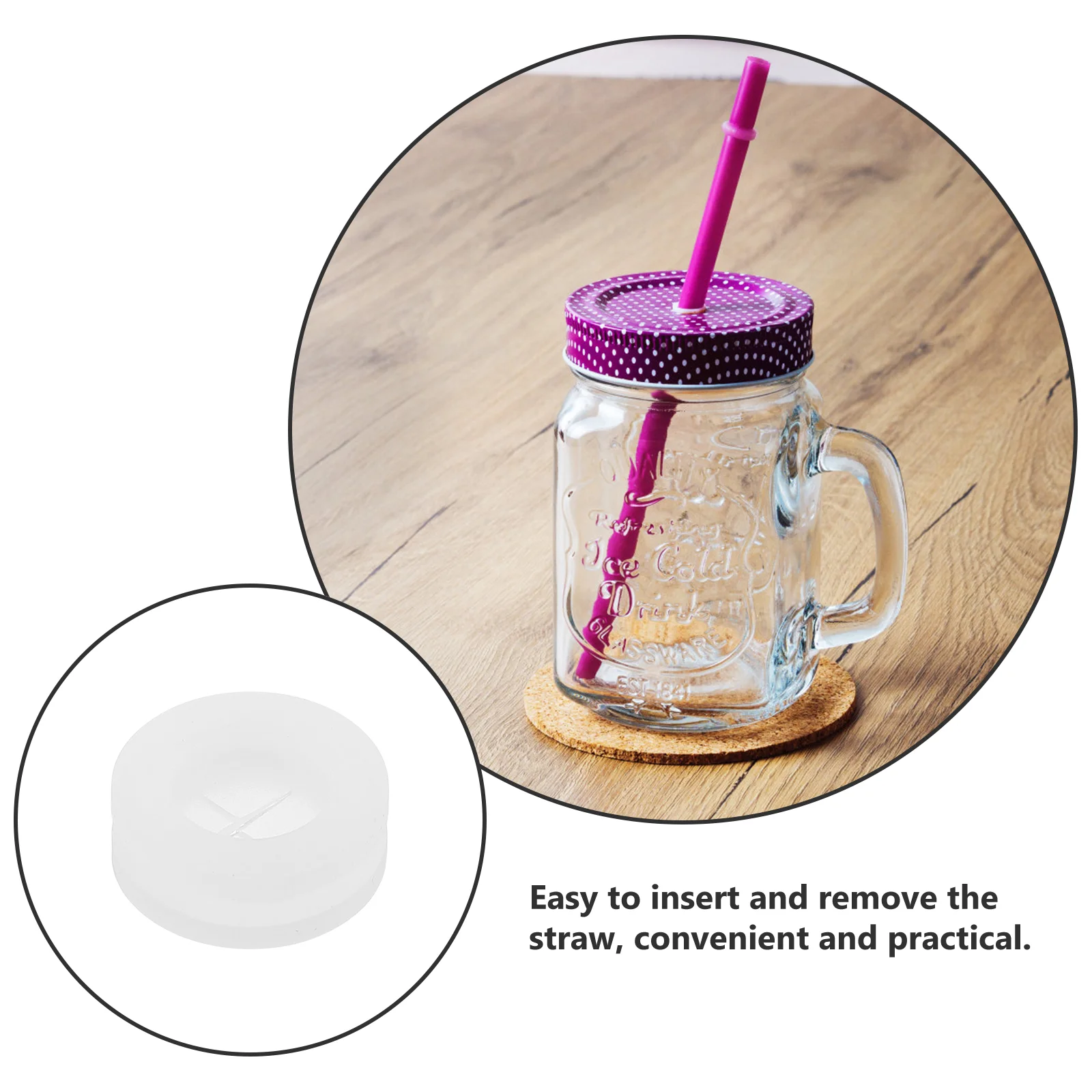 10 шт. силиконовые пробки для соломы заглушки отверстий крышка банок Mason чашки