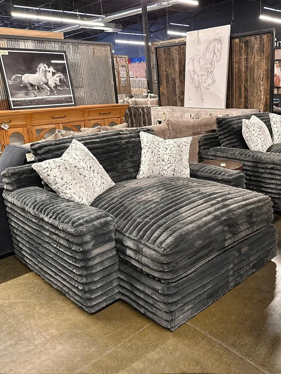 Одиночный и двухместный диван для гостиной Tiktok хит продаж толстый полосатый