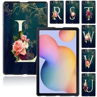 case for galaxy tab a7 litetab s4tab s6tabs5etab s6 lites7tab a 8 0a7 10 4 samsung tablet cover with flowers 26 letters