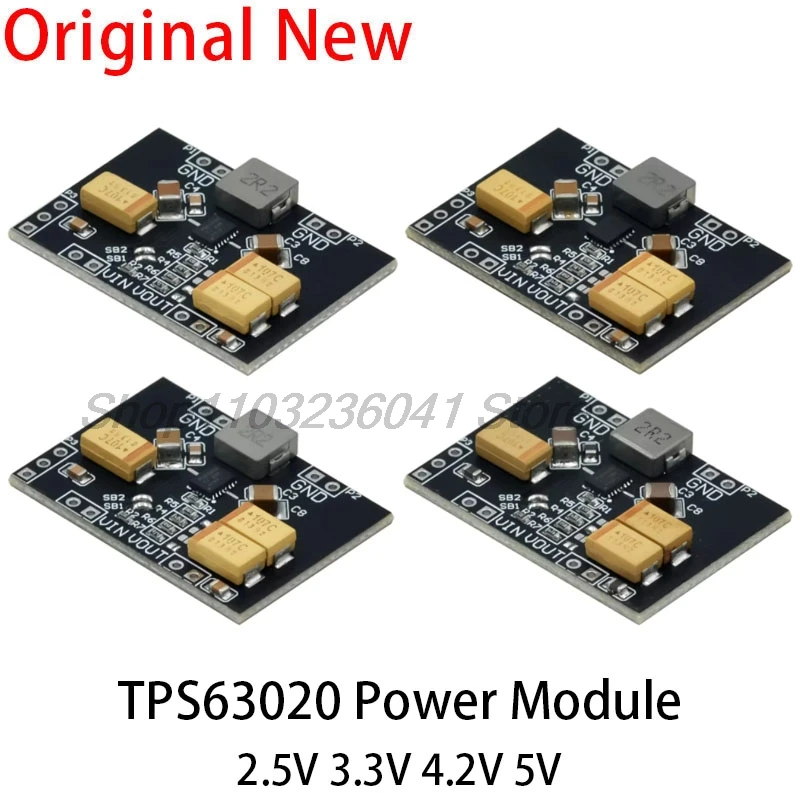 TPS63020 Модуль питания Автоматическое повышение напряжения 2 5 В 3 4 Литиевая батарея