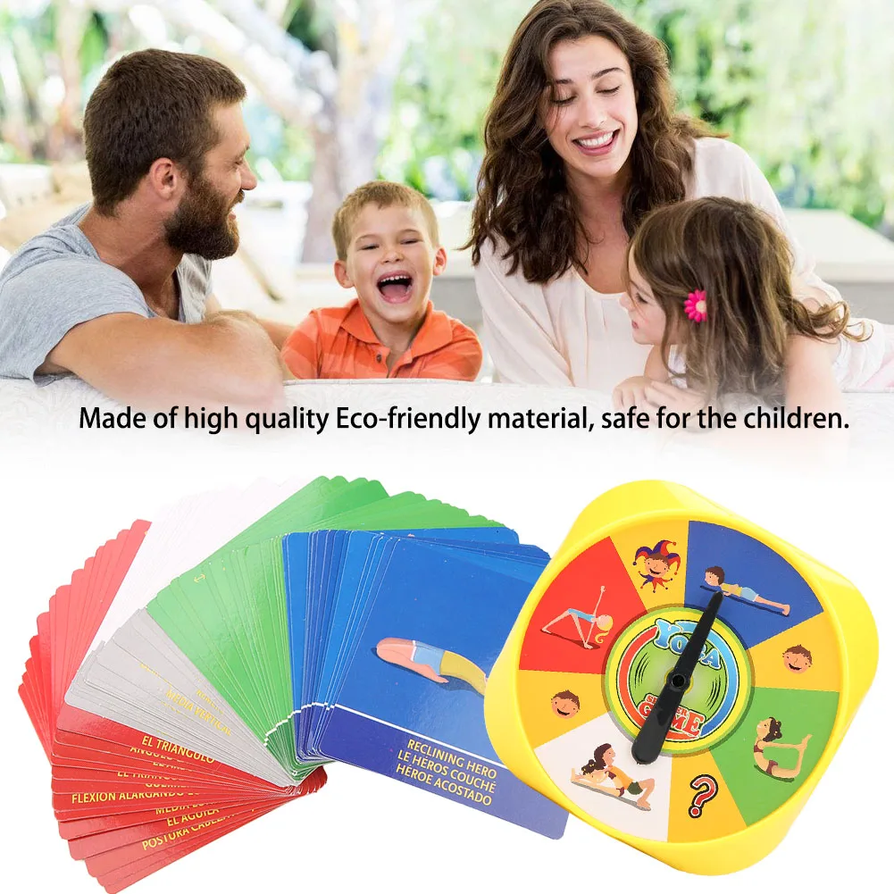 ZK20 Yoga Pose Kids Cards Интерактивная игра для родителей и детей