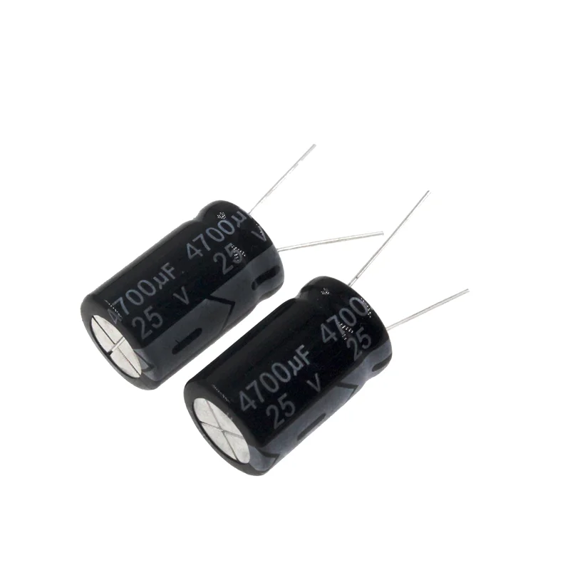 Алюминиевый электролитический конденсатор радиальный 4700mf25v 4700uf25v 25v4700mf 25v4700uf 2 шт.