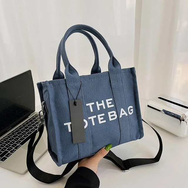The Tote Bag Women's Bag New Fashion Printed Letter Canvas Handbag Luxury Brand Shoulder Crossbody Bags Shopping Classic 2023