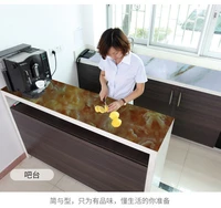 4m kitchen oil proof sticker marble tile waterproof high temperature resistant self adhesive wallpaper pvc table top removable