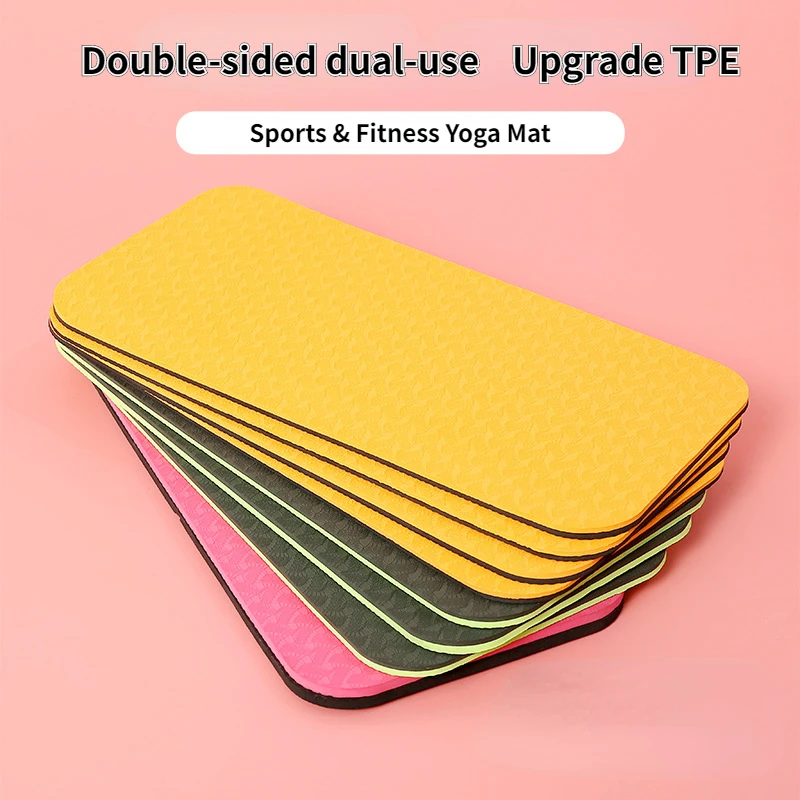 

Mini Yoga Mat 6MM Thick Plank Support Pad Knee Elbow Kneeling Pads Portable Pilates Mats Outdoor Fitness Exercise Training Mat