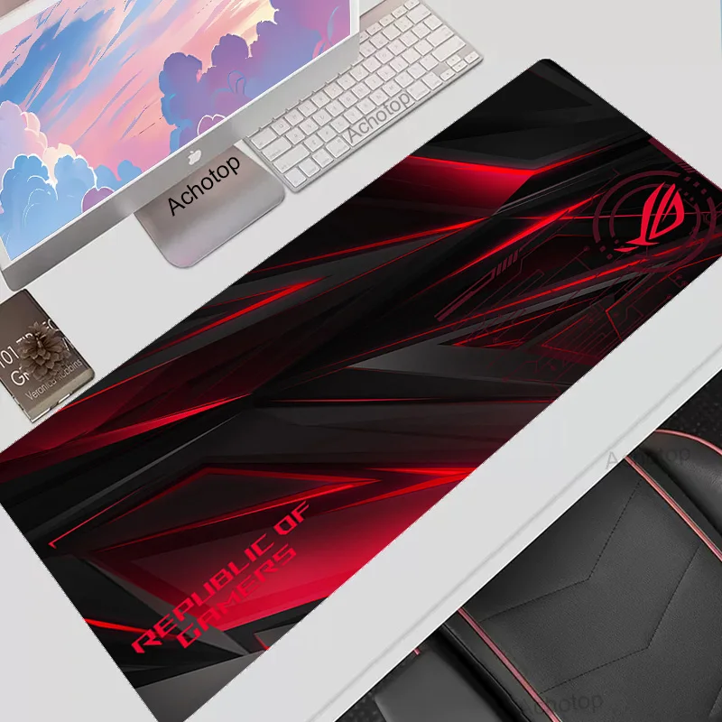 

Large Game Mouse Pad ASUS ROG Gaming Accessories HD Print Office Computer Keyboard Mousepad XXL PC Gamer Laptop Desk Mat 900x400
