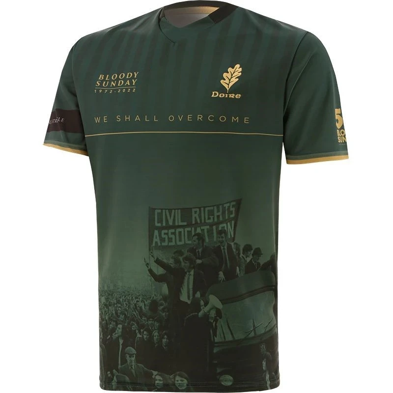 

2022/23 Derry Bloody Sunday Commemoration Jersey size S-M-L-XL-XXL-3XL-4XL-5XL